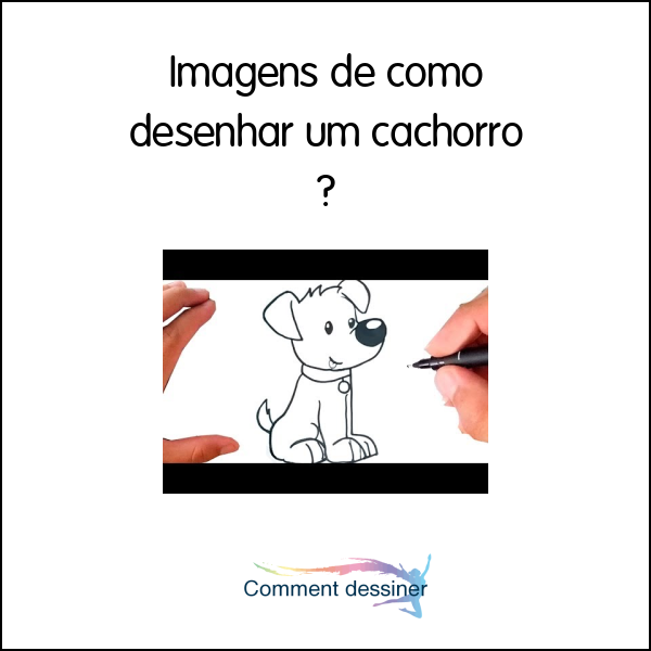 Imagens de como desenhar um cachorro